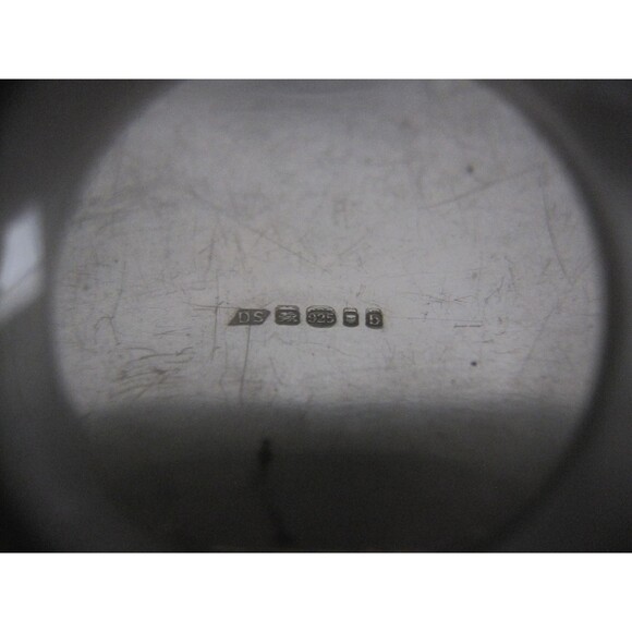 Vintage English Sterling Enamel Pill Box Art Nouveau - Picture 9 of 10